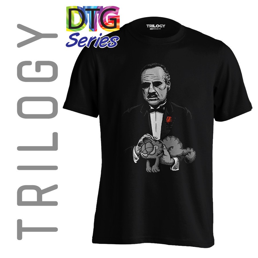 【Ori】TRILOGY DTG 0545 - The Godfather Don & Garfield - Kaos Premium - JOKE