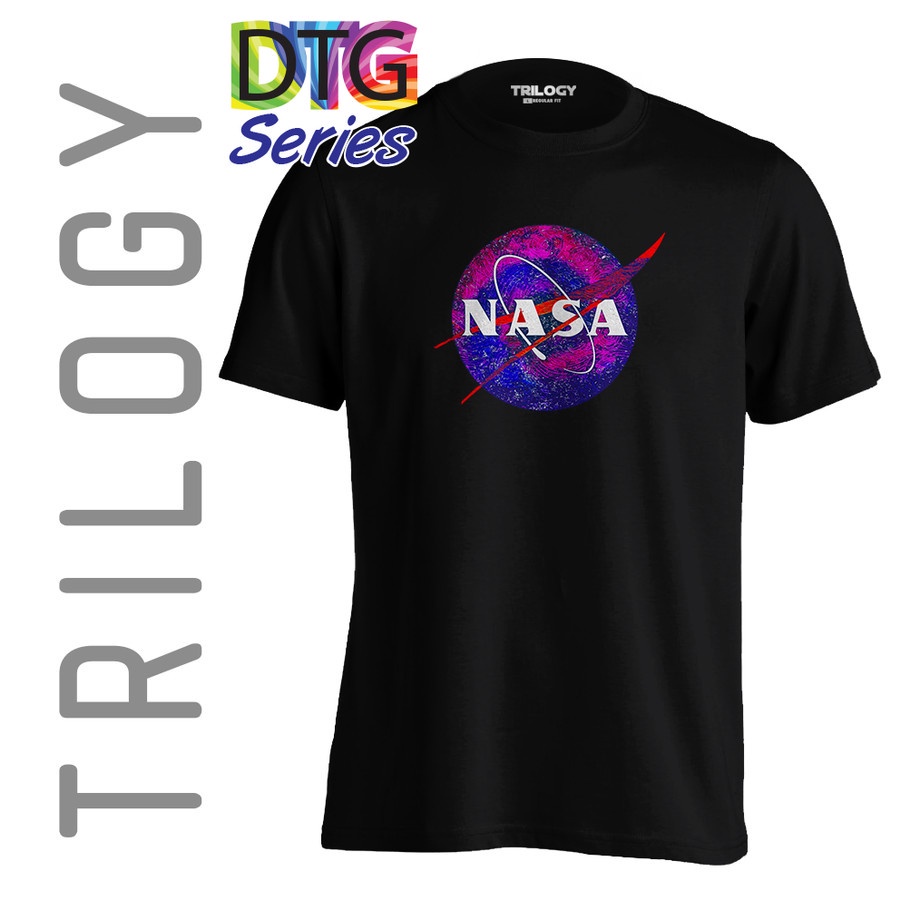 【Ori】TRILOGY DTG 0626 - NASA LOGO PAINTING - Kaos Premium - Space Vintage