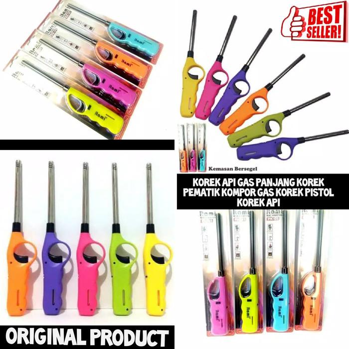 Korek Api Gas Panjang Korek Pematik Kompor Gas Korek Pistol Korek Api