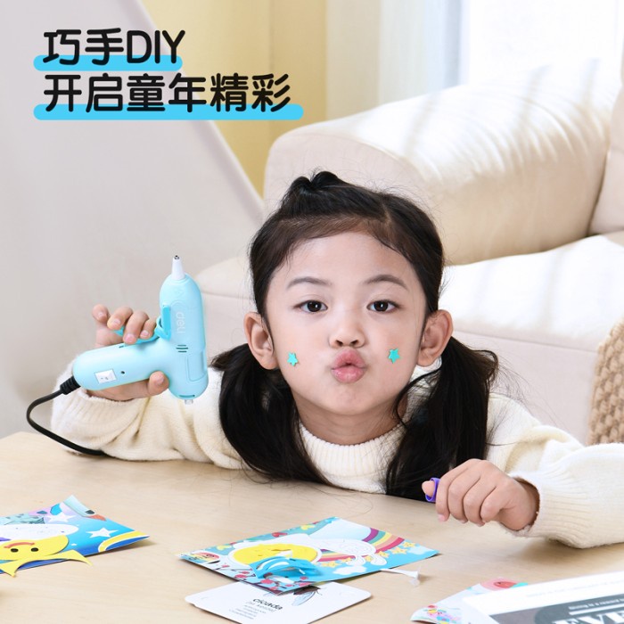 

Deli Hot Melt Glue Gun / Lem Tembak 20W 2 Warna 10 Lem DL39002X