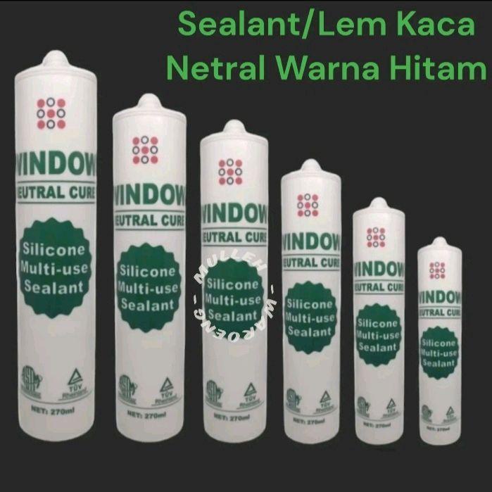 SILENT KACA HITAM / SEALENT LEM KACA HITAM NETRAL TIDAK BAU ASAM 270ML