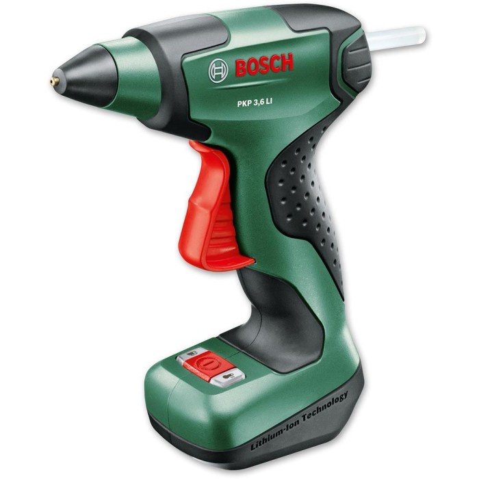 

Bosch Cordless Glue Gun PKP 3,6 LI Lem Tembak
