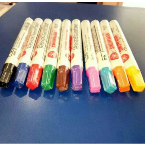 

Spidol Whiteboard / Sepidol / Senowman 10 Warna ( Bg 12)