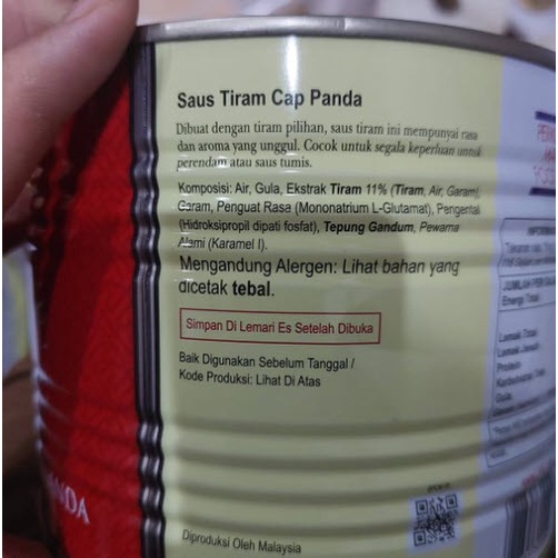

Saus Tiram Cap Panda / Lee Kum Kee LKK Oyster Sauce Kaleng 2,2 Kg