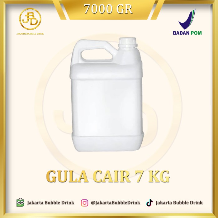 

Gula Cair 7 Kg Khusus Gojek