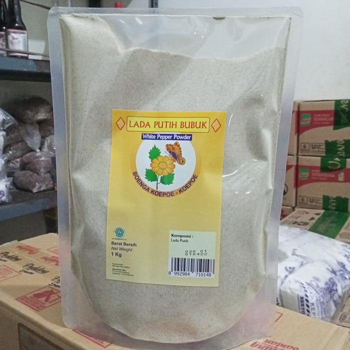 

Lada Putih Bubuk Boenga Koepoe 1 Kg