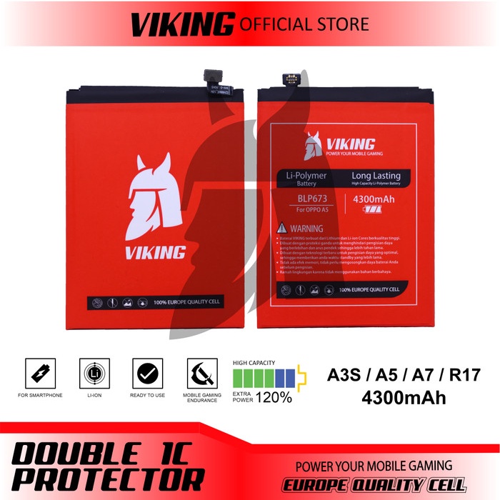Viking Baterai Oppo A31 2020 / Oppo A12 2020 Blp673 Double Power