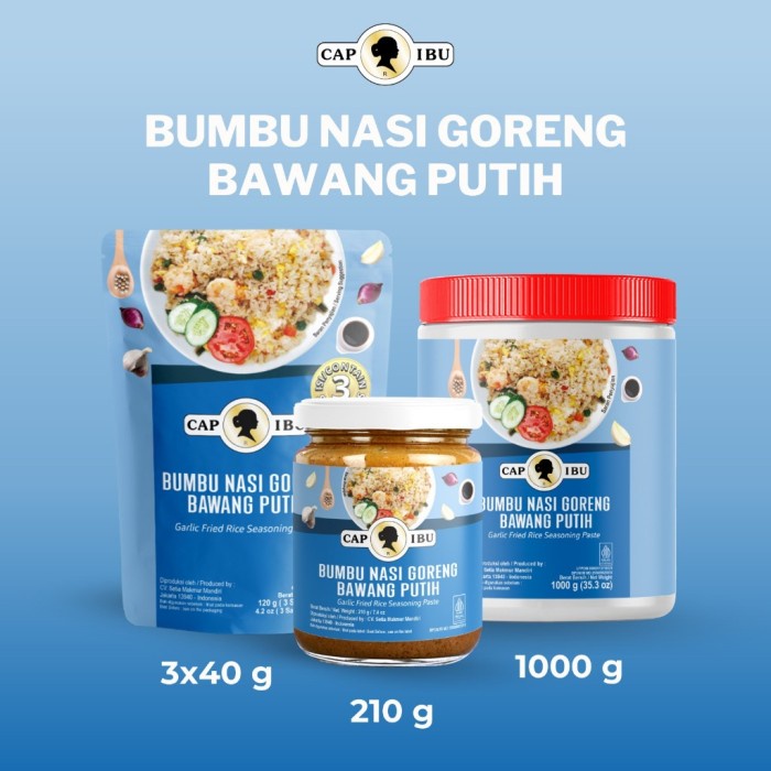 

Bumbu Nasi Goreng Bawang Putih Cap Ibu