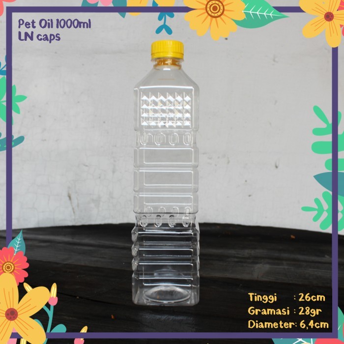 (Expert) BOTOL PLASTIK PET MINYAK 950ML KEMASAN MINYAK SAYUR GORENG PET MURAH
