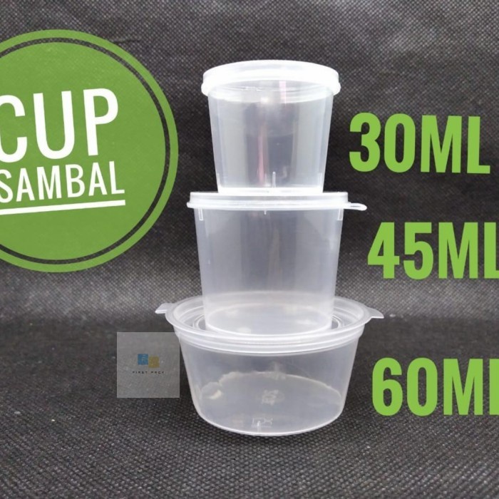 (Expert) cup sambal/cup saus/cup 30ml/cup 45ml/cup 60ml