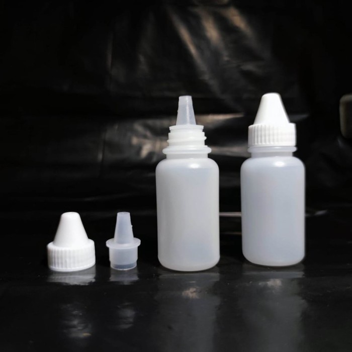 (Expert) CC BOTOL TETES 30 ml BESAR PLASTIK 30ml LUBANG LANCIP plastik putih