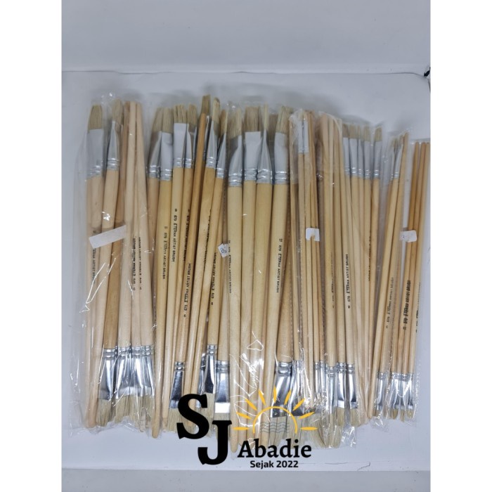 

(Expert) (12 PC) ETERNA Kuas Gambar Lukis Paint Brush 1 3 4 5 6 7 9 10 11 12 SJ ABADIE