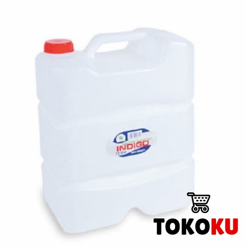 (Expert) JERIGEN 15 LITER GREEN LEAF/KOMPAN PLASTIK 15 LITER INDIGO GREEN LEAF