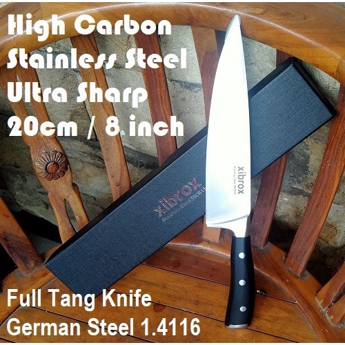 (Expert) XIBROX Pisau Chef Dapur Premium Super Tajam German Steel Kitchen Knife