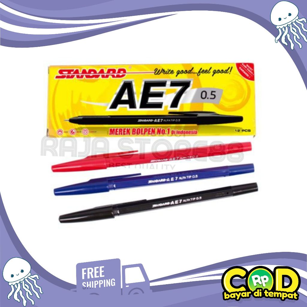 

Pulpen Standard AE7 (12 PCS)