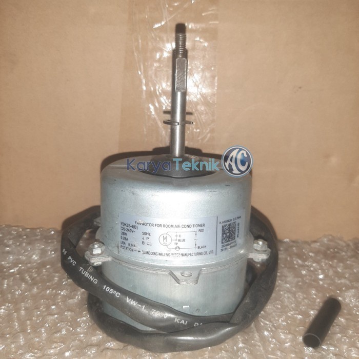 READY STOK! DINAMO MOTOR FAN OUTDOOR AC MIDEA SANKEN YDK25-4B YDK20-4B BODY KECIL