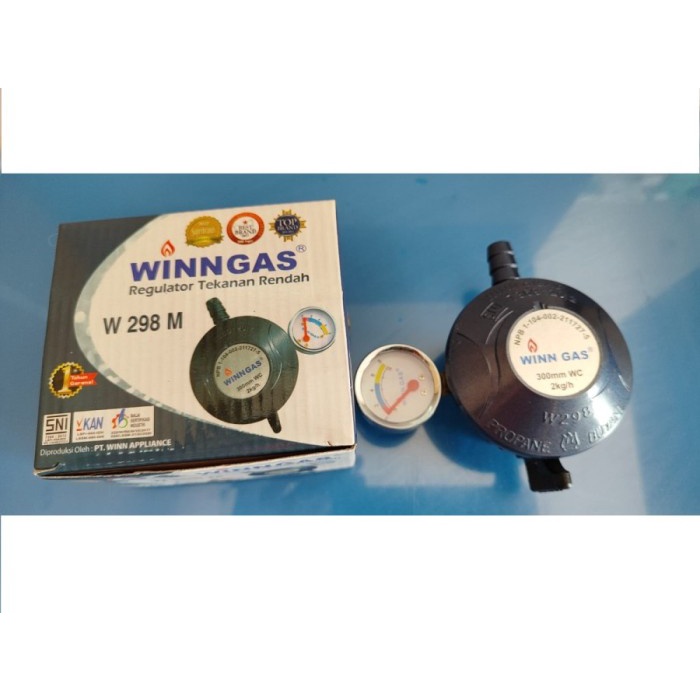 Winn Gas Regulator W298M Low Pressure Kepala Gas Winn Gas W298M W 298