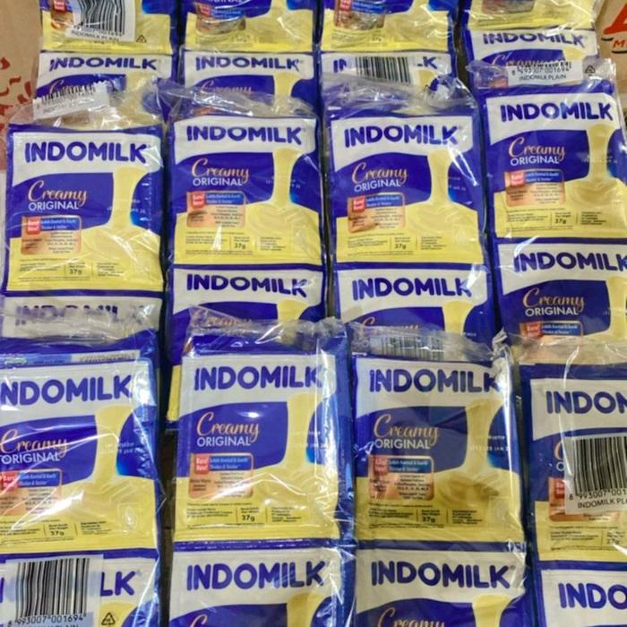 

24 PCS INDOMILK VANILA SACHET SUSU SASET GULA MANIS MINUMAN BAHAN BAKING ENAK FOOD KENTAL TERLARIS