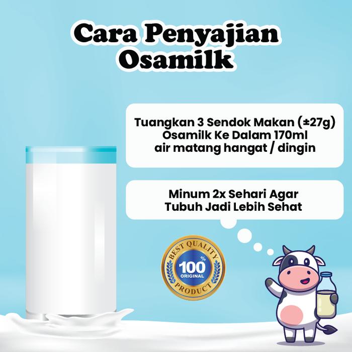 

SUSU SAPI OSAMILK VANILLA 2 BOX BISA COD TERLARIS