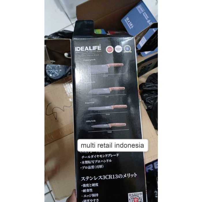 Idealife Pisau Set Dapur Knife Set Ks-7001 Produk Unggulan