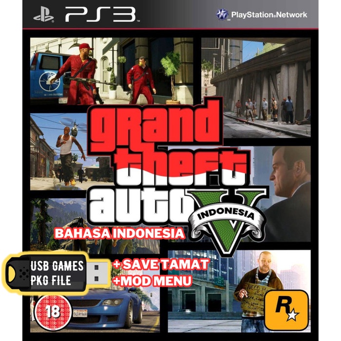 GTA5 MOD PS3 CFW OFW HFW HAN HEN FORMAT PKG
