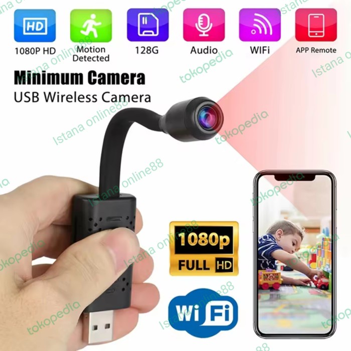WIFI MINI USB CAMERA IPCam Automatic Night Vision Kamera CCTV USB
