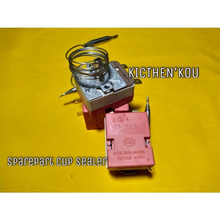 MacamKita- SPAREPART TERMOSTAT / THERMOSTAT MESIN CUP SEALER/SUHU CUP SEALER