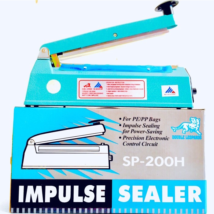 MacamKita- Double Leopard Impulse Sealer SP-200H Body Aluminium