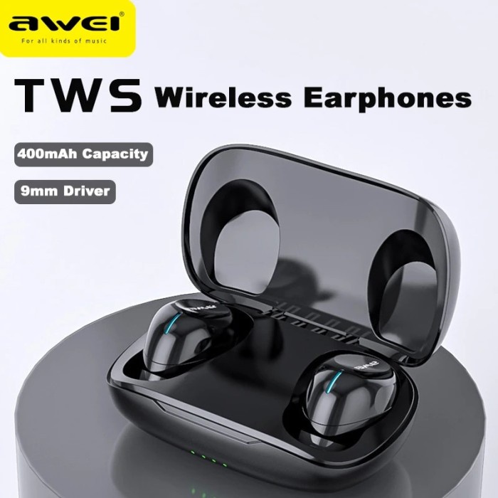 Awei T20 TWS Wireless Earphones Fone Bluetooth In-Ear HIFI Earbuds