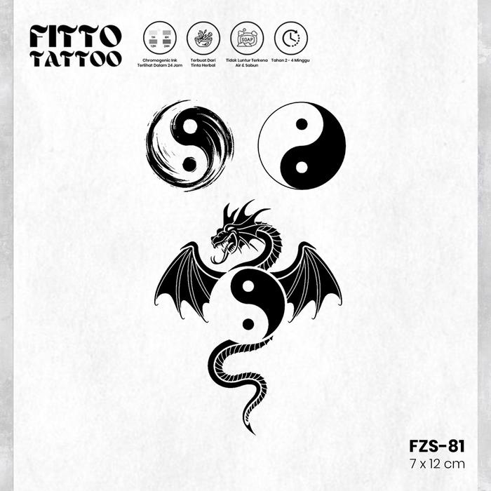 New tato temporer premium semi permanen tattoo fruit ink tatto naga ular cobra Tatoo Temporary