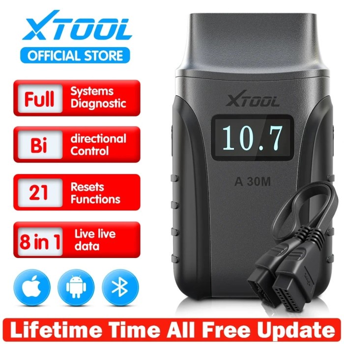 XTOOL Anyscan A30M OBD2 Diagnostic Tools for Android/ Bluetooth