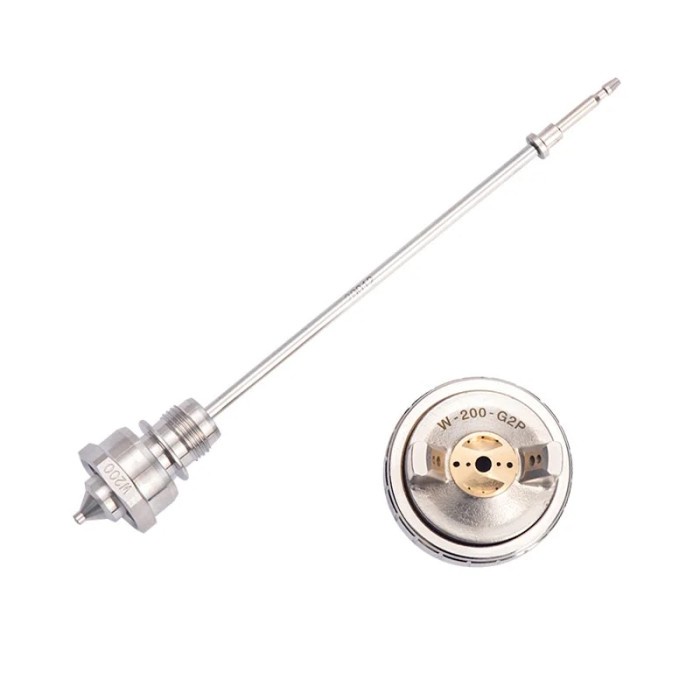 Japan Made HVLP Manual Handle W-200 Spray Gun Nozzle Needle Air Cap