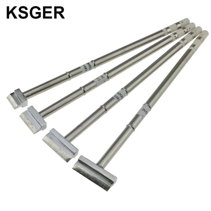 KSGER Electric Shovel T12 Solder Soldering Iron Tips T12-1401 1402
