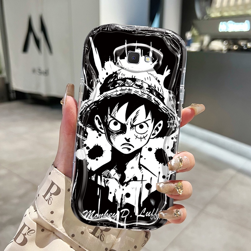 Casing Hp Untuk Samsung Galaxy J7 Prime J2 Prime J7 Prime 2 Case Luffy Cesing pelindung Softcase Sil