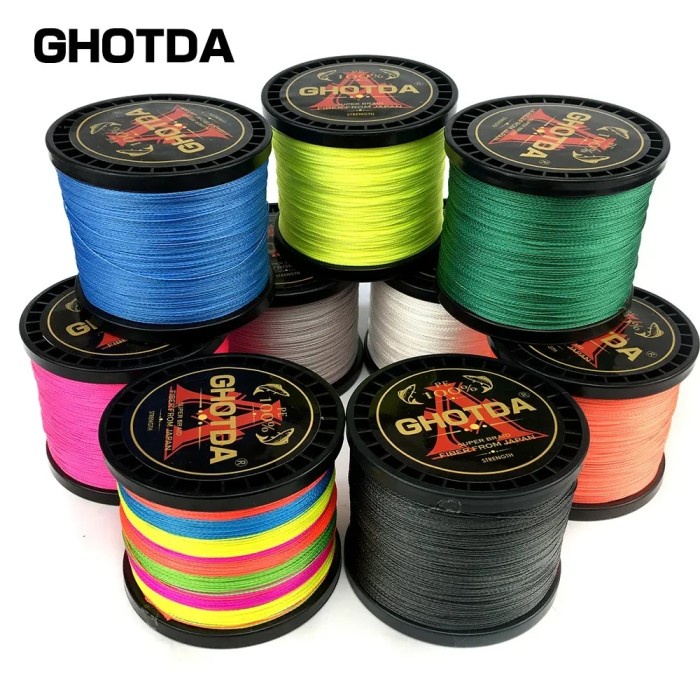 GHOTDA Brand 300M 4Strand Japan Multifilament 100% PE Braided Fishing