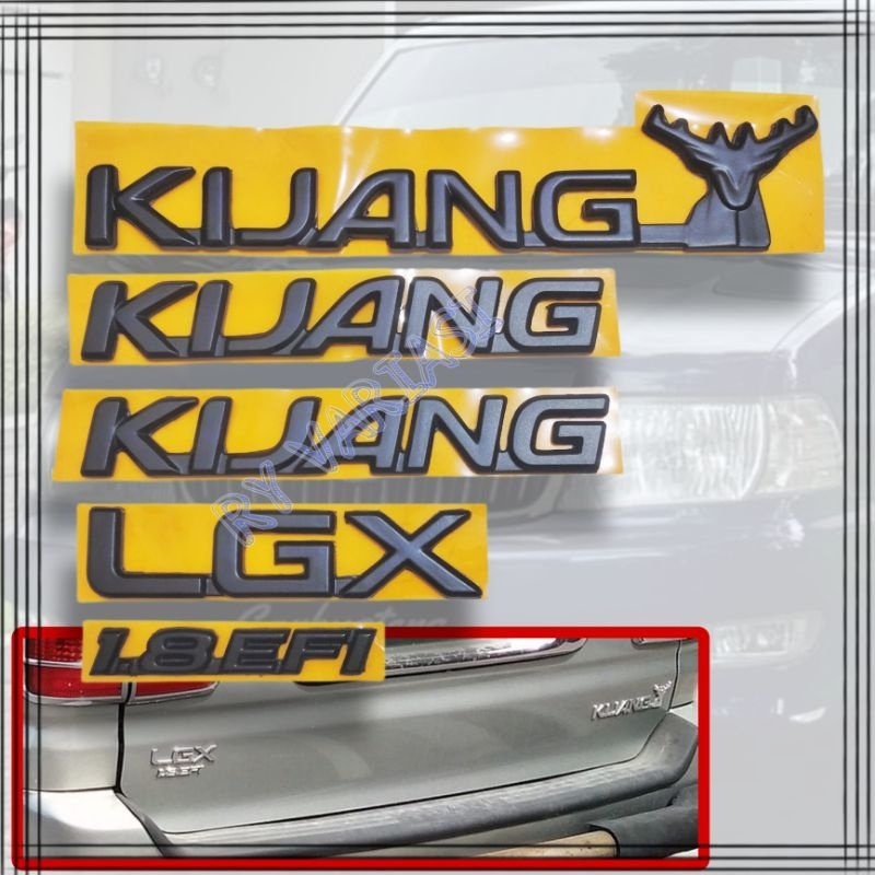Emblem LGX Original Toyota Emblem Bagasi LGX Kijang Kapsul