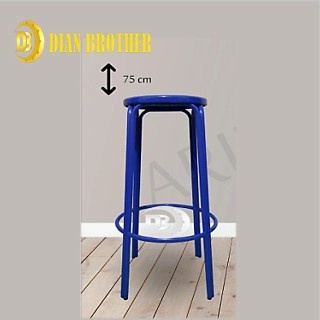 Kursi Bakso Besi Bulat Tinggi 75 cm