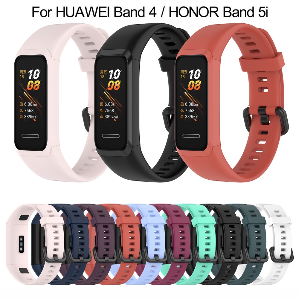 Bracelet For Huawei Band 4 Ads-B29 Honor Band 5I Ads-B19 Smartwatch Silicone Strap Replacement