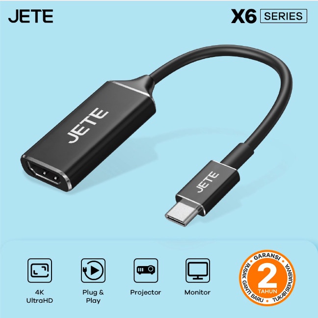 KONEKTOR SAMSUNG S9+ KE HDMI TV PROYEKTOR USB TYPE C TO HDMI 4K