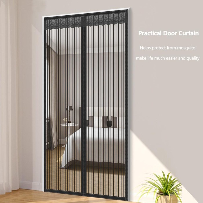 Tirai Magnet Anti Nyamuk 120x240cm / 100x220cm/ 90x210cm