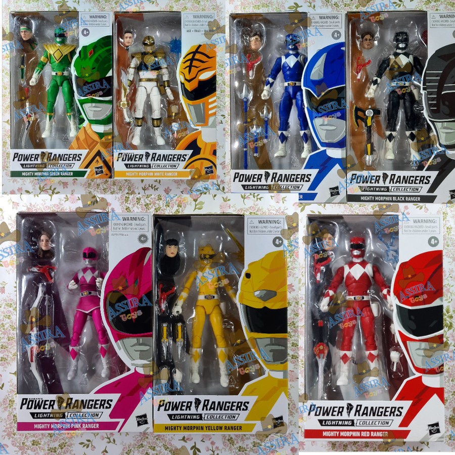 SALE  LIGHTNING COLLECTION SET RANGER MMPR MAINAN POWER RANGERS ORIGINAL READYY
