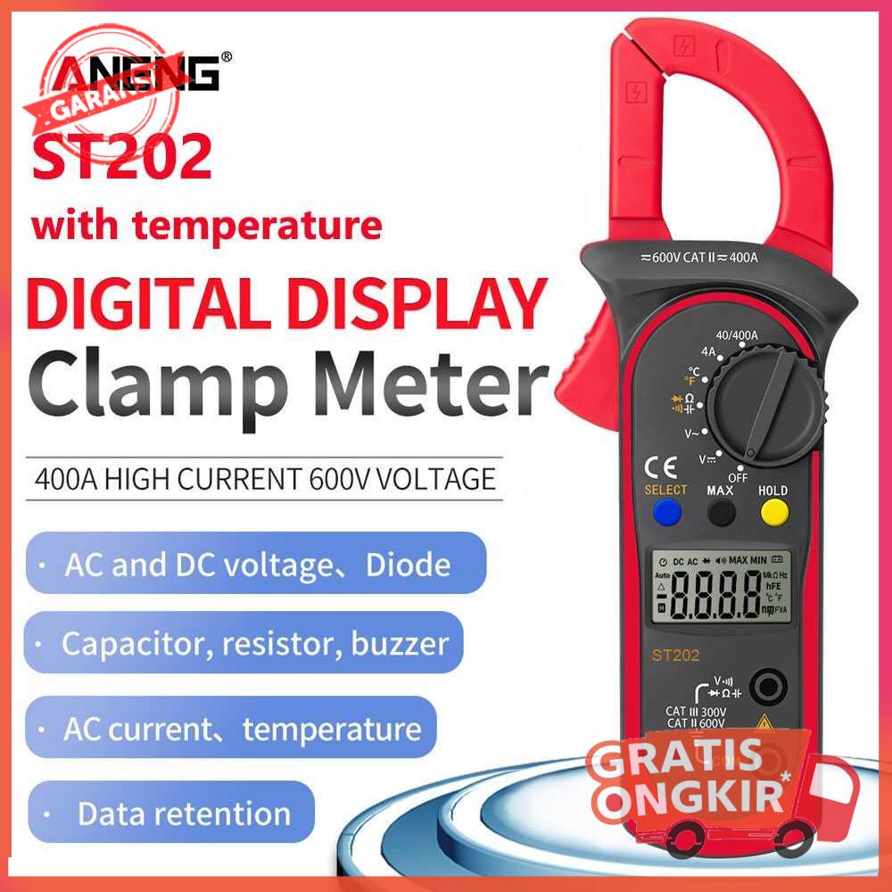 ANENG Digital Multimeter Voltage Tester Temperature - ST202