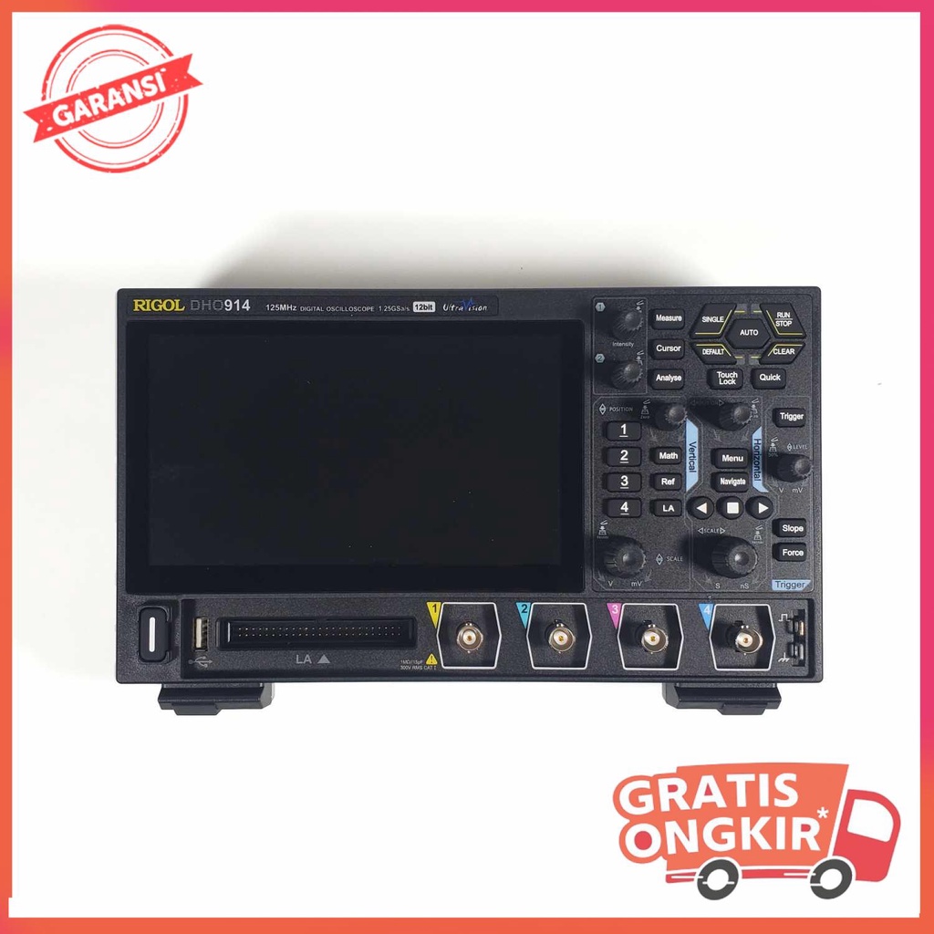 Oscilloscope Digital Multimeter Signal Generator 4CH 125 MHz - DHO914