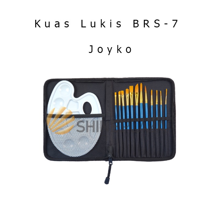 

IK! Art Brush Set Alat Lukis Kuas Cat Air Minyak Acrylic Joyko BRS-7