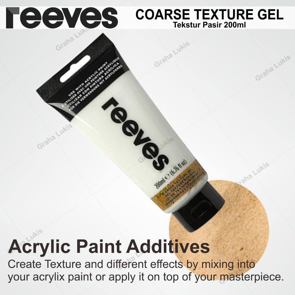 

IK! Reeves Coarse Texture Gel 200ml - Tekstur Pasir