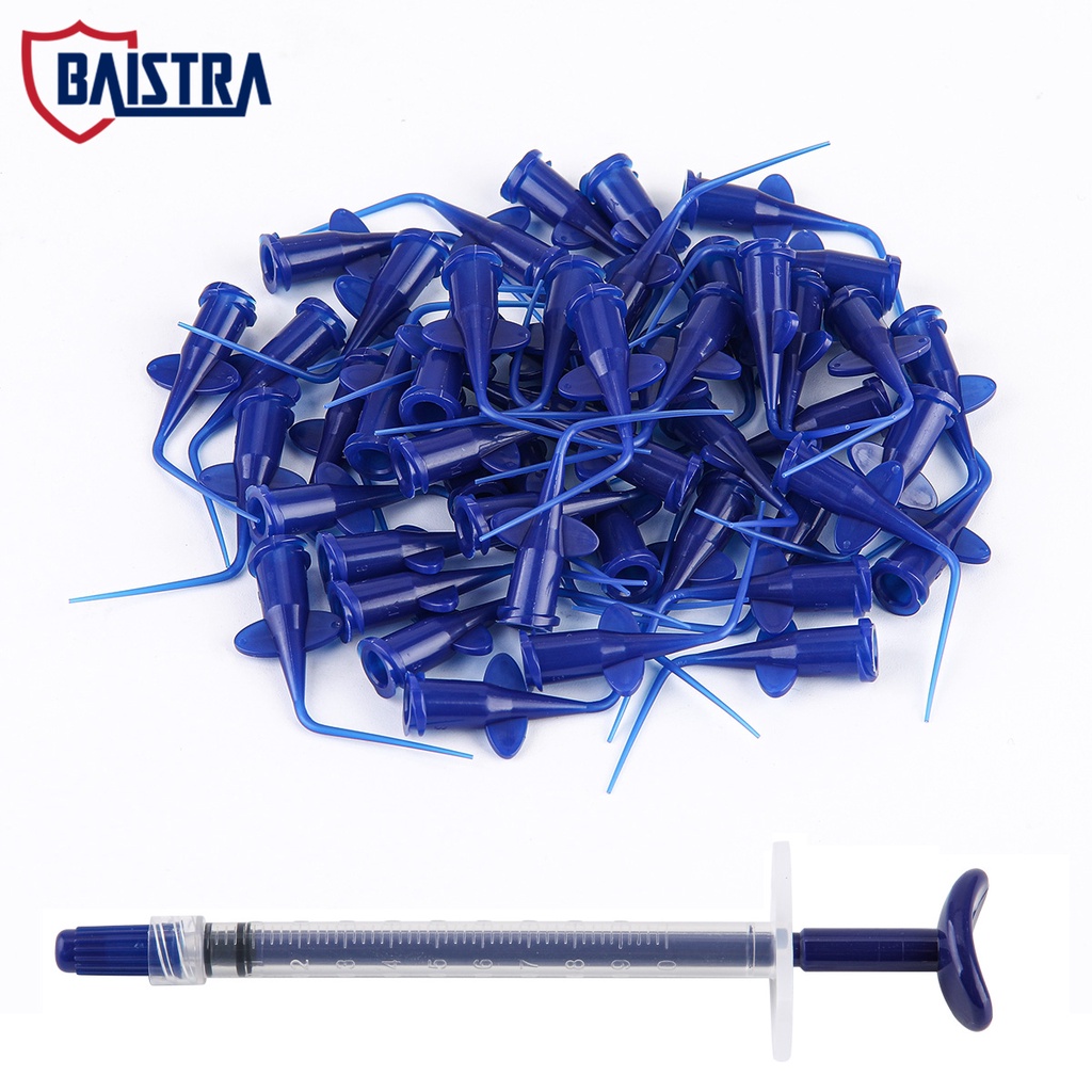 Dental Irrigation Syringe Disposable Syringe Needle Tips for