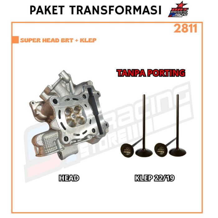 BRT Head Dan Klep MX King - Promo 2813