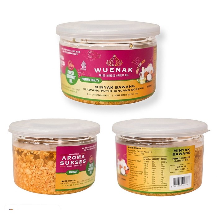 

WUENAK MINYAK BAWANG PUTIH CINCANG GORENG AROMA