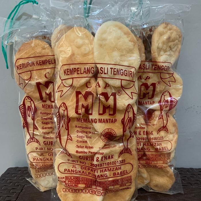 

Kerupuk Kemplang Panggang Cap MM Besar Asli Bangka Favorit Oleh Oleh