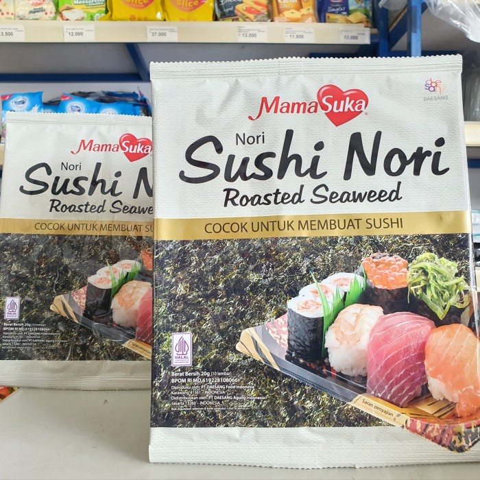 

MamaSuka Sushi Nori Rumput Laut Isi 10 Lembar